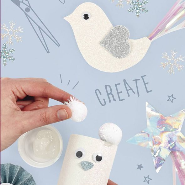 CREATIV COMPANY KREATIVNÍ SADA ZIMA - VÝTVARNÉ POMŮCKY A HRAČKY - PRO DĚTI