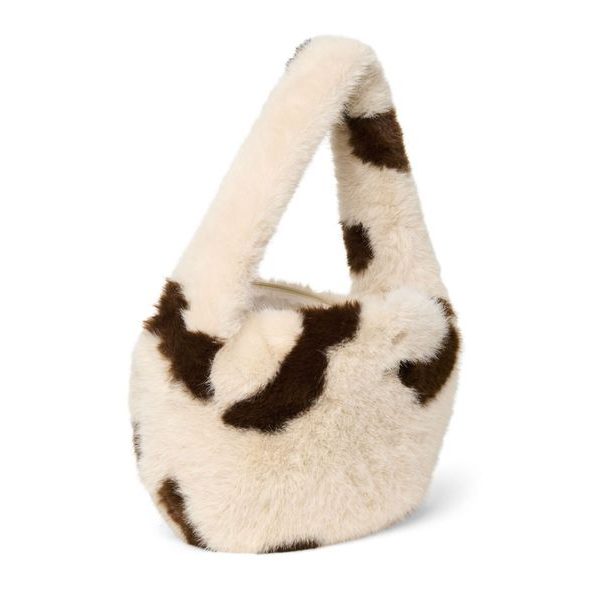 STUDIO NOOS FAUX FUR CROSS BODY BAG HOLY COW - ORGANIZÉRY A KOŠÍKY - KOČÁRKY A PŘÍSLUŠENSTVÍ