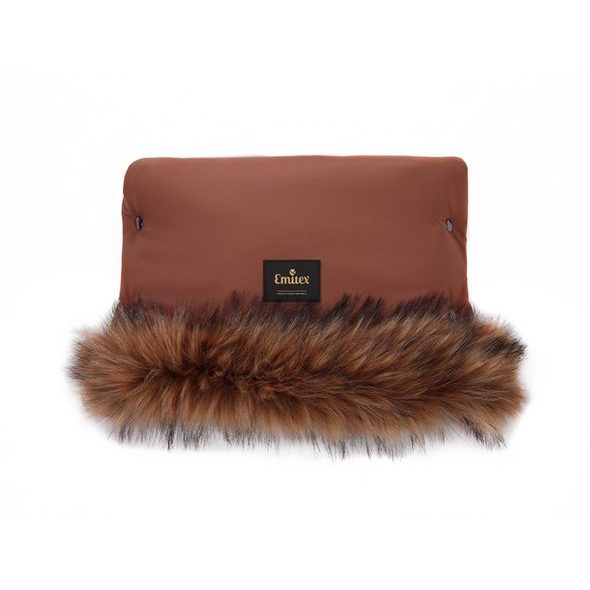 EMITEX RUKÁVNÍK LUXURY SOFT CAMEL - RUKÁVNÍKY NA KOČÁREK - KOČÁRKY A PŘÍSLUŠENSTVÍ