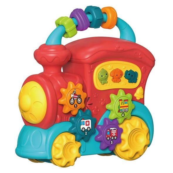 BO JUNGLE HUDEBNÍ LOKOMOTIVA 12M+ - HRAČKY SE ZVUKY - PRO DĚTI