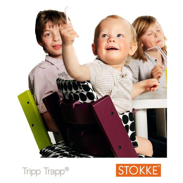 STOKKE® TRIPP TRAPP® MARBLE GREEN + POLŠTÁŘEK GLACIER GREEN - JÍDELNÍ ŽIDLIČKY DŘEVĚNÉ - KRMENÍ