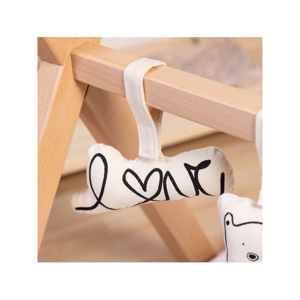 CHILDHOME HRAZDA TIPI PLAY DŘEVĚNÁ NATURAL - HRAZDIČKY - PRO DĚTI