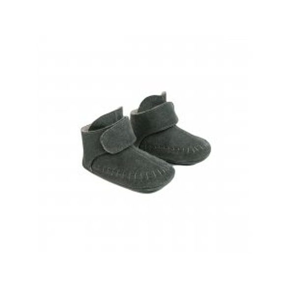 LODGER WALKER MOCCASIN GUNMETAL 15 - 18 MĚSÍCŮ - TOPÁNOČKY - PRO DĚTI