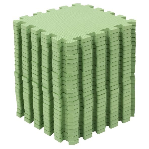 RIALTO BABY HRACÍ PODLOŽKA PUZZLE GREEN 150X150CM - HRACÍ PODLOŽKY NA ZEM - SPINKÁNÍ