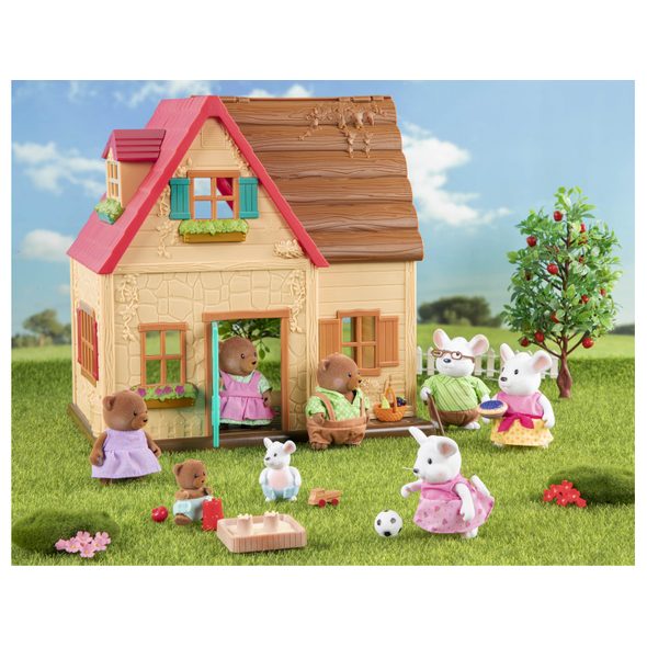 LI'L WOODZEEZ RODINA MYŠÍ S PRARODIČI NIBBLEKIN - ZVÍŘATA - PRO DĚTI