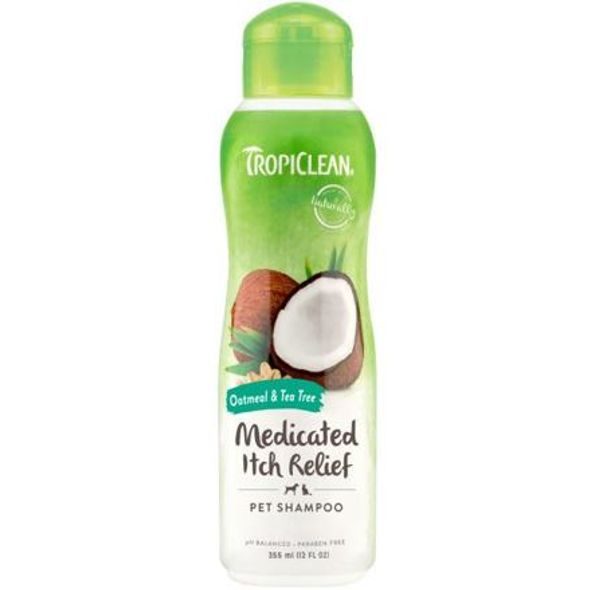 TROPICLEAN ŠAMPON OATMEAL - UKLIDŇUJÍCÍ - 355 ML - ŠAMPONY PRO PSY - CHOVATELSKÉ POTŘEBY MALVÍKZOO