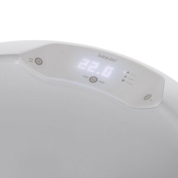 BEBE-JOU DIGITÁLNÍ KOUPACÍ SADA SENSE PLUS 8-DÍLNÁ LIGHT GREY - VANIČKY PLASTOVÉ - KOUPÁNÍ A ZDRAVÍ