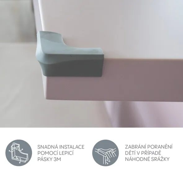 ZOPA GUMOVÁ OCHRANA ROHŮ 4KS XL - BEZPEČNOST DĚTÍ V DOMÁCNOSTI - KOUPÁNÍ A ZDRAVÍ