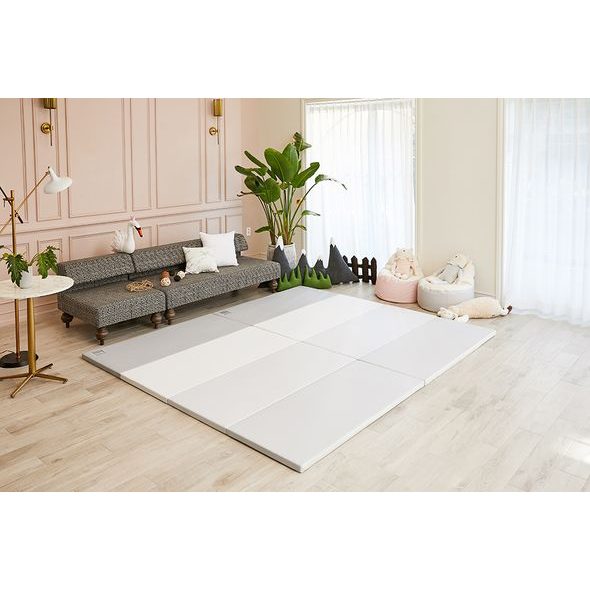 SCARLETT SKLÁDACÍ ŽÍNĚNKA SCARLETT DÁŠA URB/M MLÉČNĚ-ŠEDÁ - HRACÍ PODLOŽKY NA ZEM - SPINKÁNÍ