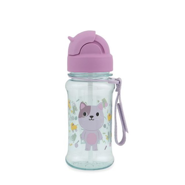 SKIP HOP LAHEV S BRČKEM 355ML BESTIES SQUAD DINO 12M+ - SPORTOVNÍ LAHVE - KRMENÍ