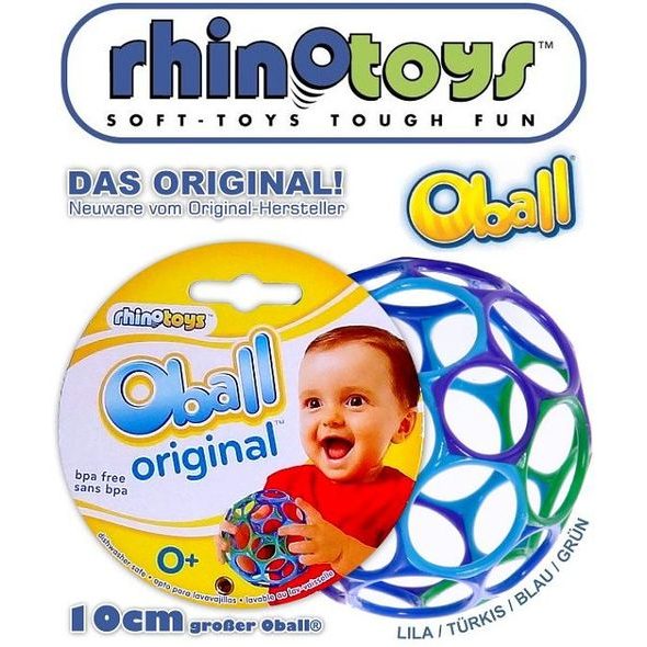 OBALL HRAČKA OBALL 10 CM, MIX BAREV 0M+ - KOUSÁTKA - PRO DĚTI