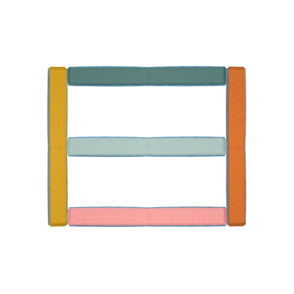 B-TOYS PŘEKÁŽKOVÁ DRÁHA BALANCE & HOP 10 KS - AKTIVNÍ HRAČKY - PRO DĚTI