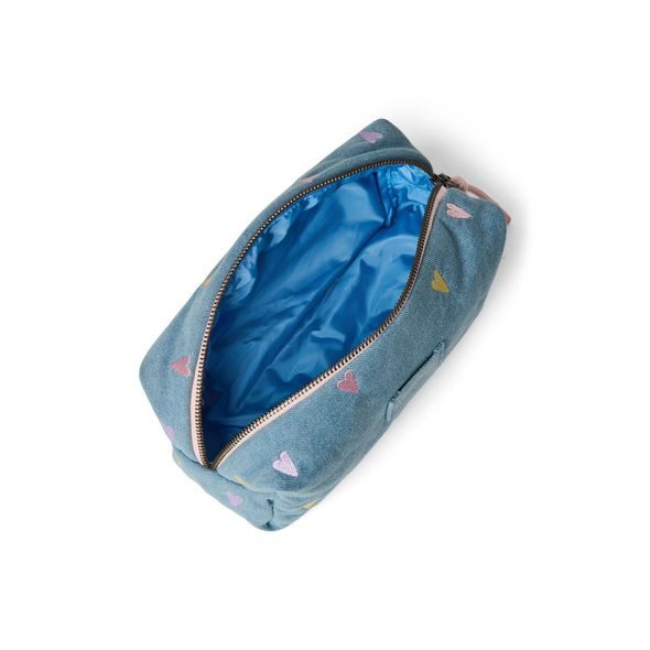 STUDIO NOOS DENIM POUCH - KABELKA | HEARTS LIGHT BLUE HEARTS - DOPLŇKY - PRO MAMINKY