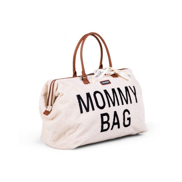 CHILDHOME PŘEBALOVACÍ TAŠKA MOMMY BAG TEDDY OFF WHITE - PŘEBALOVACÍ TAŠKY - KOČÁRKY A PŘÍSLUŠENSTVÍ