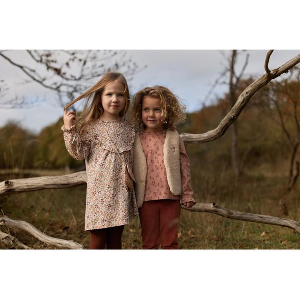 LITTLE DUTCH ŠATY DLOUHÝ RUKÁV SAFARI FLOWERS VEL. 86 - SUKNĚ A ŠATY - PRO DĚTI