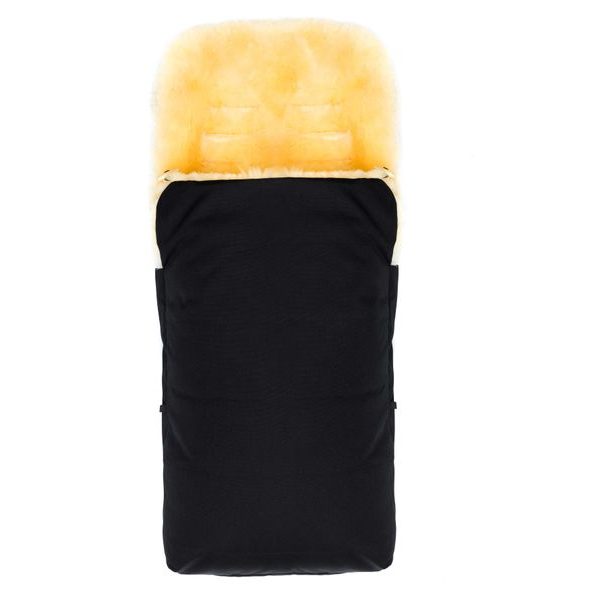 FILLIKID FUSAK ZIMNÍ Z JEHNĚČÍ KOŽEŠINY BERNINA BLACK - FUSAKY DO KOČÁRKU - KOČÁRKY A PŘÍSLUŠENSTVÍ