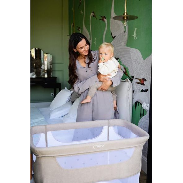 MOMI POSTÝLKA SMART BED 4V1 BÉŽOVÁ - KOŠÍKY A KOLÉBKY - SPINKÁNÍ