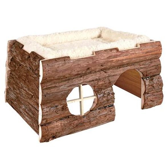 TRIXIE NATURAL LIVING PŘÍRODNÍ DŘEVĚNÝ DŮM TILDE 39 X 22 X 29 CM - CHOVATELSKÉ POTŘEBY PRO MALÁ ZVÍŘATA - CHOVATELSKÉ POTŘEBY MALVÍKZOO