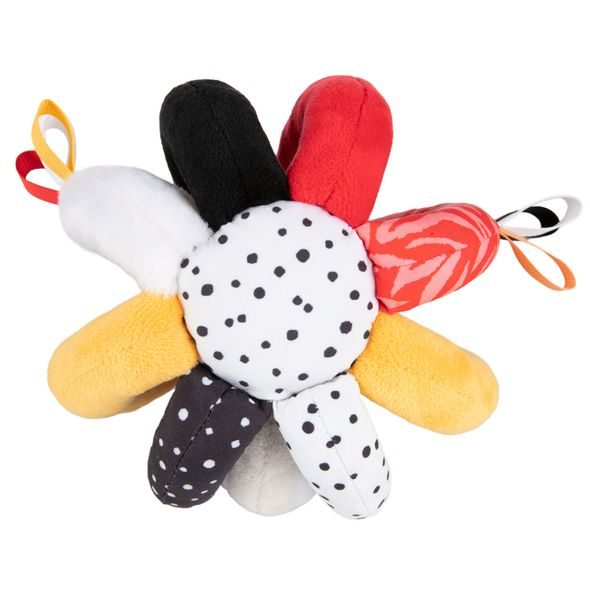 CANPOL BABIES SENZORICKÝ MÍČEK LENOCHOD S CHRASTÍTKEM A PÍSKÁTKEM BABIESBOO - CHRASTÍTKA - PRO DĚTI