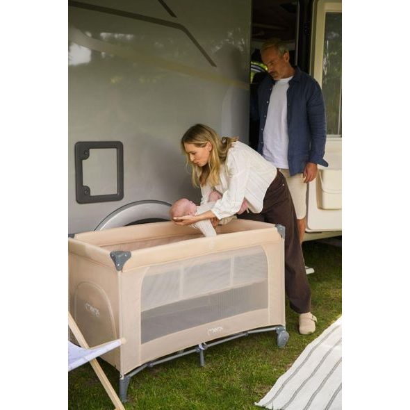 MOMI CESTOVNÍ POSTÝLKA MOMI BELOVE PLUS ZELENÁ - CESTOVNÍ POSTÝLKY - SPINKÁNÍ