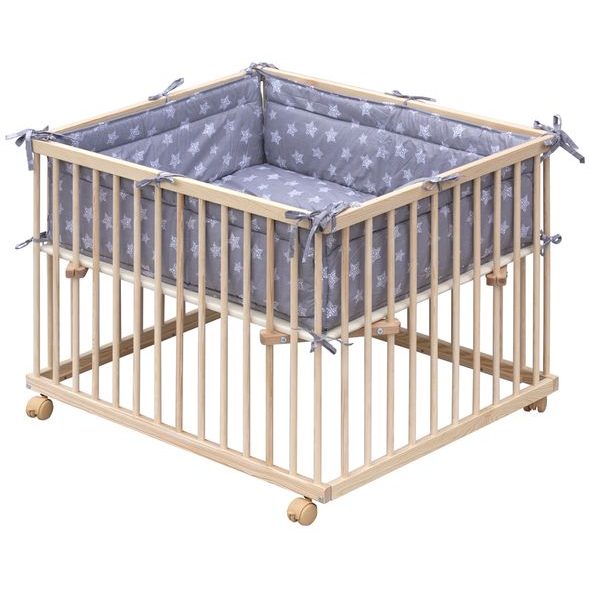 SCARLETT MATRACE DO OHRÁDKY HONZÍK HVĚZDIČKA ŠEDÁ 98X78CM - MATRACE DO POSTÝLKY - SPINKÁNÍ