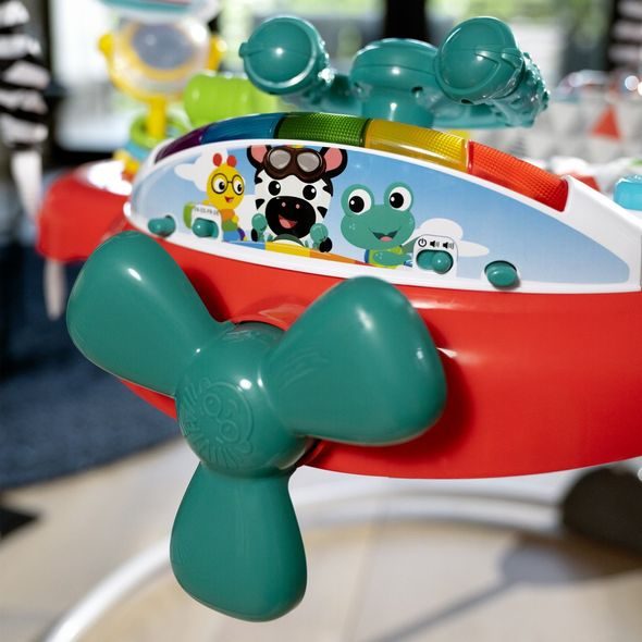 BABY EINSTEIN SKÁKADLO/AKTIVNÍ CENTRUM 2V1 OCEAN EXPLORERS AIRPLANE ADVENTURE™ 6M+ DO 12 KG - AKTIVNÍ CENTRA - PRO DĚTI