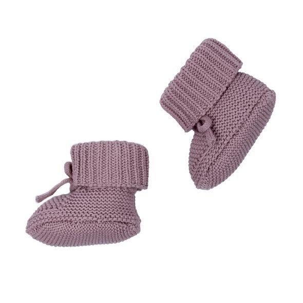 LODGER SLIPPER KNIT ROSE 0 - 6 MĚSÍCŮ - KOJENECKÉ CAPÁČKY - PRO DĚTI