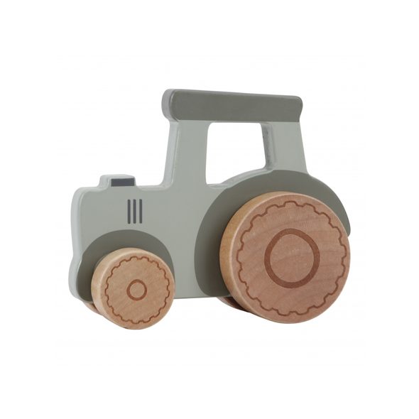 LITTLE DUTCH TRAKTOR DŘEVĚNÝ FARMA - DŘEVĚNÉ HRAČKY - PRO DĚTI