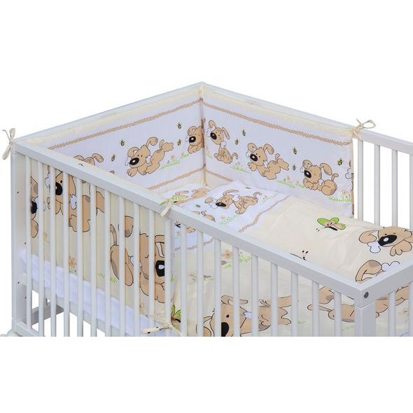 SCARLETT POSTÝLKA 140X70CM S KOMPLETNÍ VÝBAVOU JAPY BÉŽOVÁ - DŘEVĚNÉ POSTÝLKY - SPINKÁNÍ