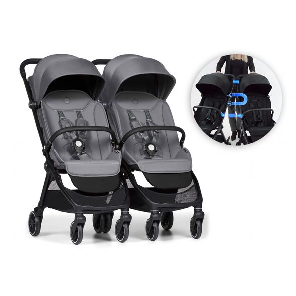 BUMPRIDER CONNECT MINI 2X KOČÁREK S MADLEM GREY - GOLFOVÉ KOČÁRKY - KOČÁRKY A PŘÍSLUŠENSTVÍ