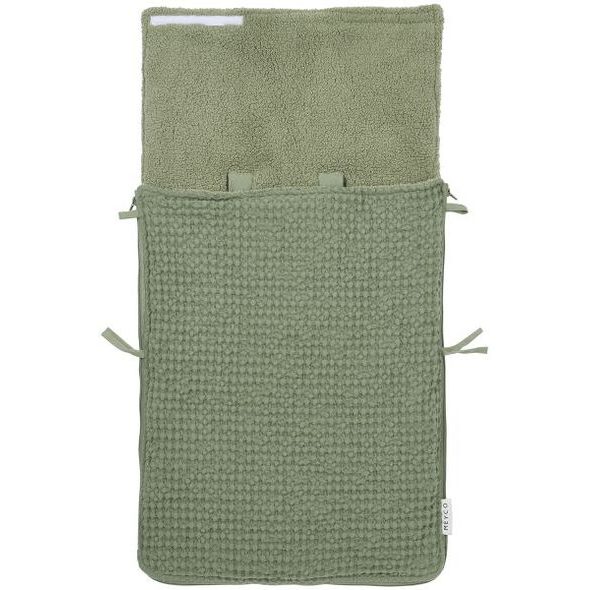 MEYCO FUSAK WAFFLE TEDDY - OLIVE GREEN - FUSAKY DO KOČÁRKU - KOČÁRKY A PŘÍSLUŠENSTVÍ