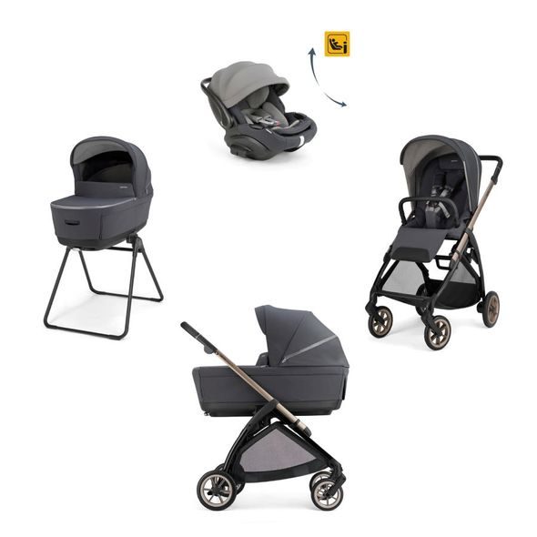 KOČÁREK INGLESINA ELECTA DARWIN RECLINE EVO 4V1 2026 GARAGE GREY - TROJKOMBINACE - KOČÁRKY A PŘÍSLUŠENSTVÍ