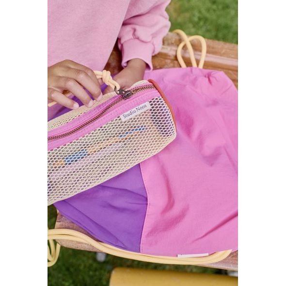 STUDIO NOOS PATCHWORK GYM BAG - VAK NA CVIČENÍ BRIGHT PINK - DOPLŇKY - PRO MAMINKY