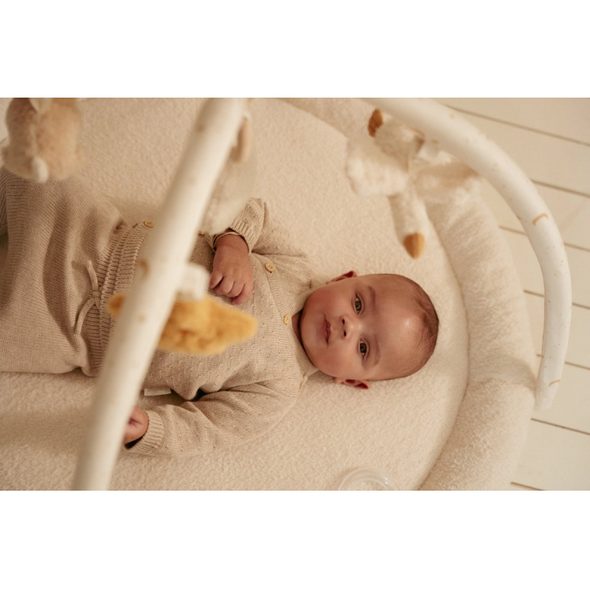 LITTLE DUTCH HRACÍ DEKA S HRAZDOU NEWBORN NATURALS - FARMA - PRO DĚTI