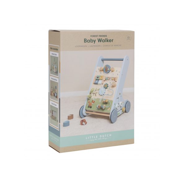 LITTLE DUTCH CHODÍTKO S AKTIVITAMI DŘEVĚNÉ FOREST FRIENDS - CHODÍTKA - PRO DĚTI