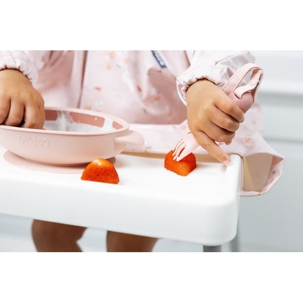 BIBADO SILIKONOVÁ MISKA S PŘÍSAVKOU BLUSH - MISKY, TALÍŘKY A PODLOŽKY - KRMENÍ