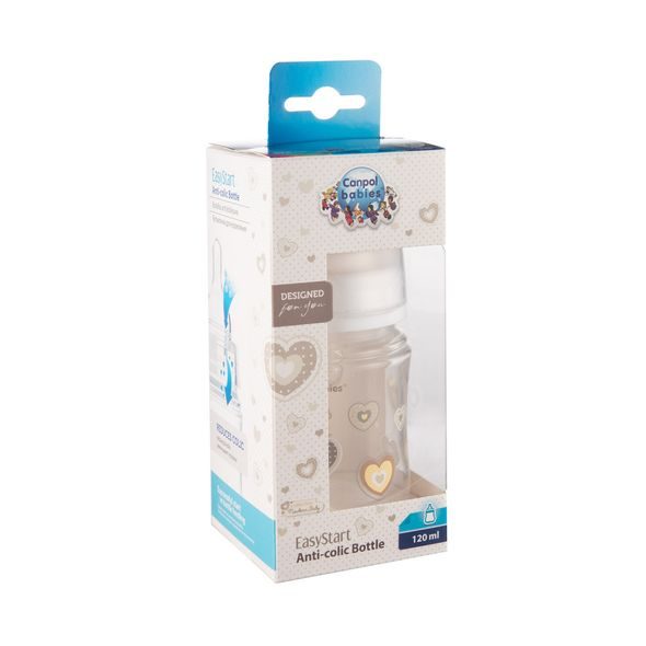 CANPOL BABIES LÁHEV SE ŠIROKÝM HRDLEM NEWBORN BABY 120ML - KOJENECKÉ LAHVE - KRMENÍ