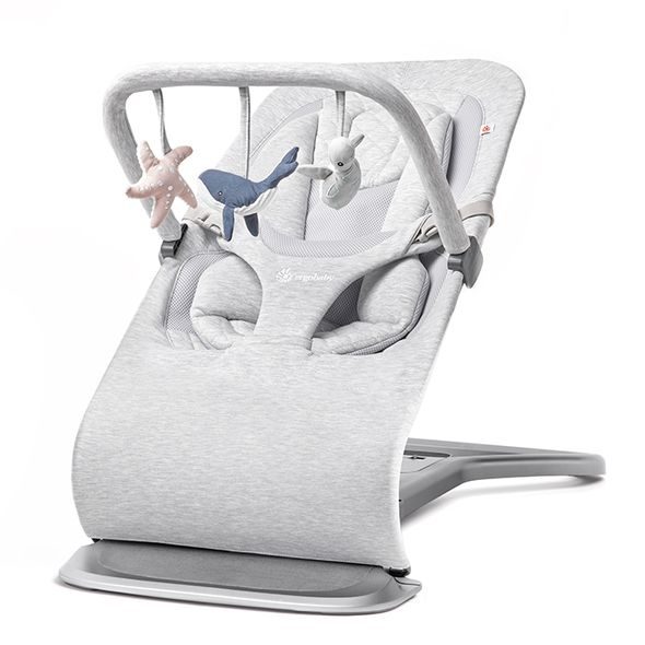 ERGOBABY EVOLVE LEHÁTKO LIGHT GREY - LEHÁTKA A HOUPADLA - SPINKÁNÍ