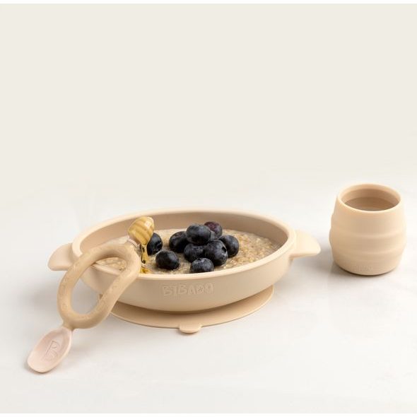 BIBADO SILIKONOVÁ MISKA S PŘÍSAVKOU FAWN - MISKY, TALÍŘKY A PODLOŽKY - KRMENÍ