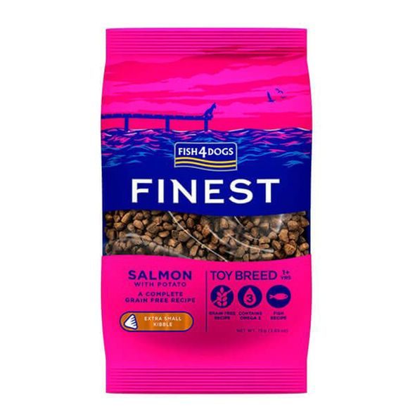 FISH4DOGS GRANULE PRO PSY EXTRA MALÉ FINEST LOSOS S BRAMBORAMI 1,5 KG, 1+ - GRANULE PRO PSY - CHOVATELSKÉ POTŘEBY MALVÍKZOO