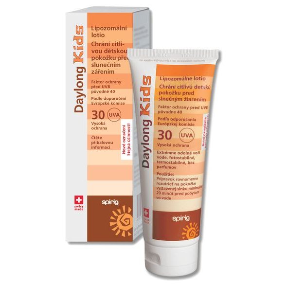 DAYLONG KIDS 30 (100 ML, 200 ML LIPOZOMÁLNÍ LOTIO) - BEZPEČNOST DĚTÍ V DOMÁCNOSTI - KOUPÁNÍ A ZDRAVÍ