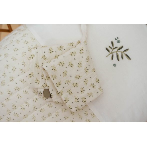 LITTLE DUTCH PŘIKRÝVKA 70X100 CM BLUEBERRY LEAVES - DĚTSKÉ DEKY PRO MIMINKA - SPINKÁNÍ