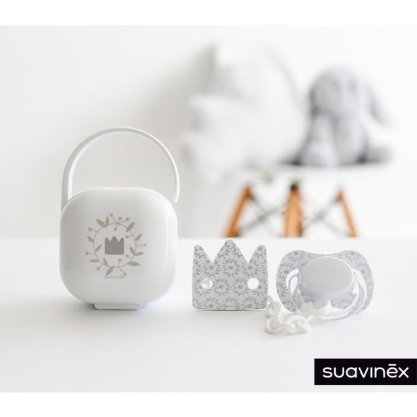 SUAVINEX SET LÁHEV 150ML 3P + DUDLÍK + KRABIČKA + KLIP LABUŤ - VÝHODNÉ SADY - KRMENÍ