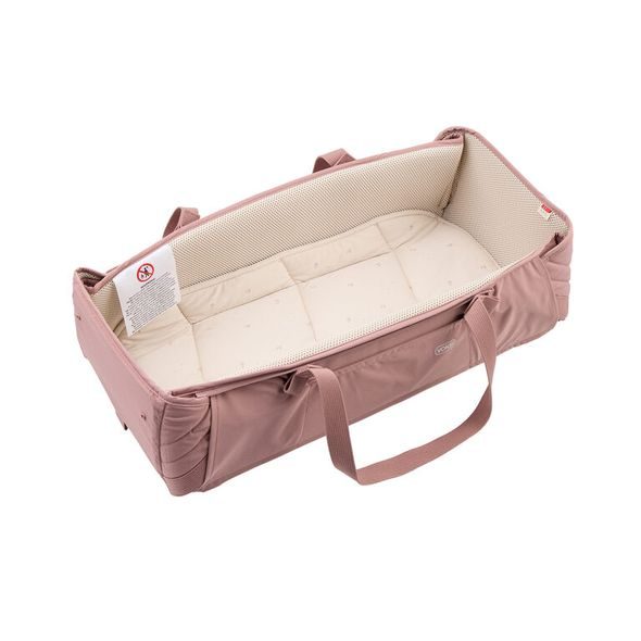 VOKSI CARRY ME PŘENOSNÉ LŮŽKO BLUSH PINK LEAF - KORBIČKY - KOČÁRKY A PŘÍSLUŠENSTVÍ