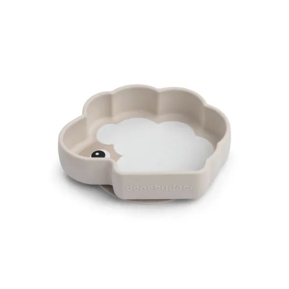 DONE BY DEER SILIKONOVÁ MISKA STICK AND STAY SHEEPY - MISKY, TALÍŘKY A PODLOŽKY - KRMENÍ
