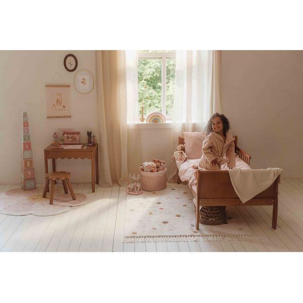 LITTLE DUTCH KOŠÍK TEXTILNÍ OBOUSTRANNÝ VELKÝ FAIRY FLORAL - ORGANIZÉRY NA PŘEBALOVACÍ PULT - PŘEBALOVÁNÍ