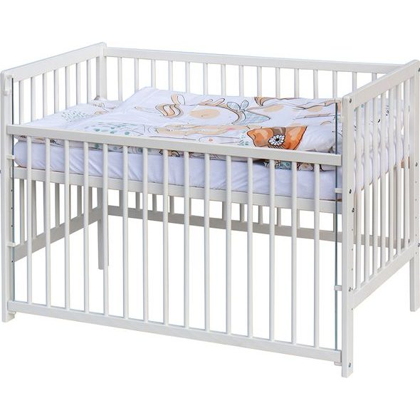 SCARLETT DĚTSKÁ POSTÝLKA S KOMPLETNÍ VÝBAVOU SCARLETT 120 X 60 CM - ERI - DŘEVĚNÉ POSTÝLKY - SPINKÁNÍ