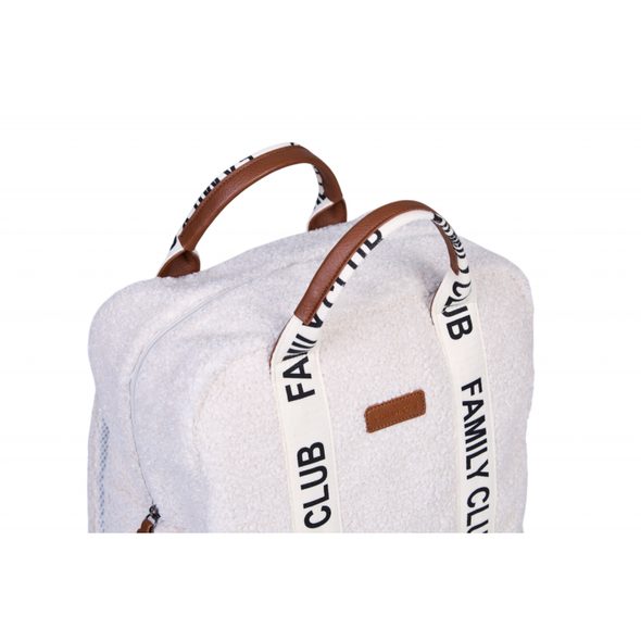CHILDHOME PŘEBALOVACÍ BATOH FAMILY CLUB SIGNATURE TEDDY OFF WHITE - PŘEBALOVACÍ BATOHY - KOČÁRKY A PŘÍSLUŠENSTVÍ