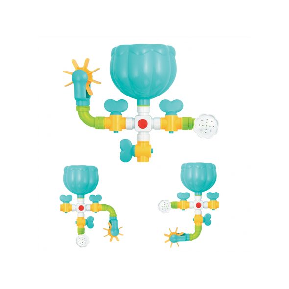 LUDI VODNÍ MLÝNEK S POTRUBÍM DINOSAURUS - HRAČKY DO VANY - PRO DĚTI