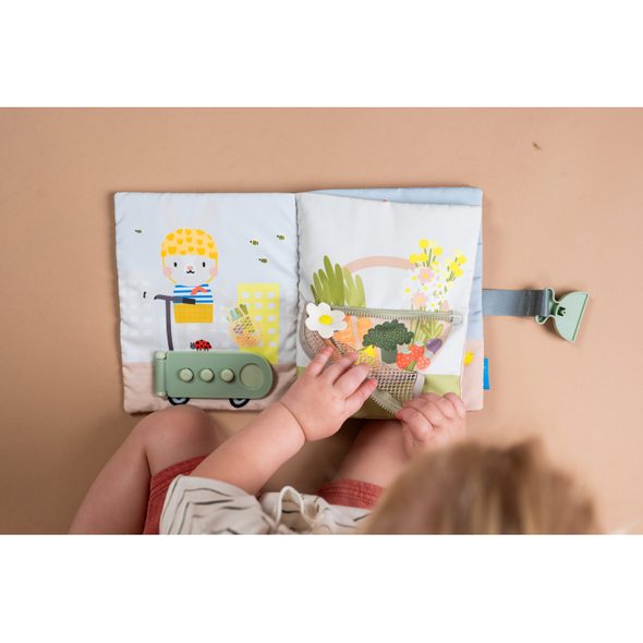 TAF TOYS KNÍŽKA S AKTIVITAMI MY 1ST BUSY BOOK - KNÍŽKY PRO NEJMENŠÍ - PRO DĚTI